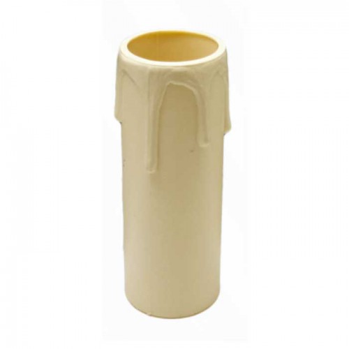 Κάλυμμα Κερί Στενό 65 mm Φ26 Σε Λευκό ή Αβόριο - CUBALUX