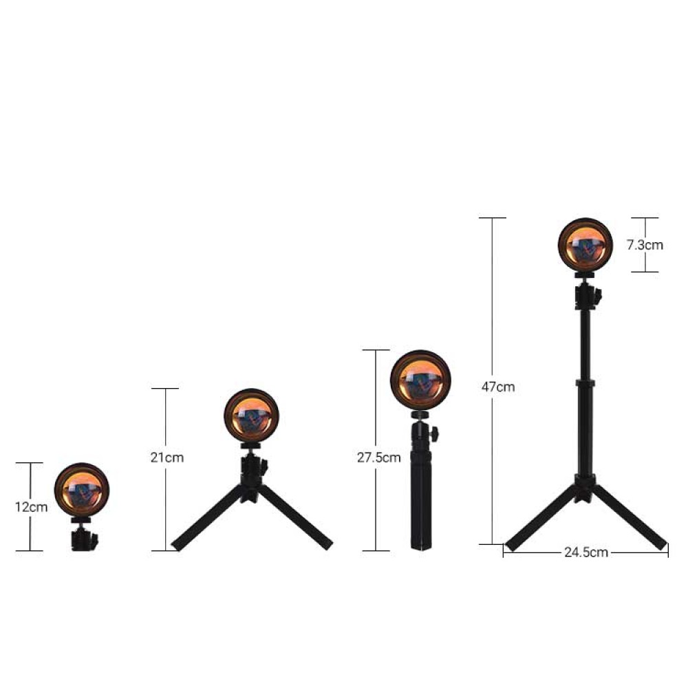 SUNSET & RGB Λάμπα Με Χειριστήριο 5V - Cubalux