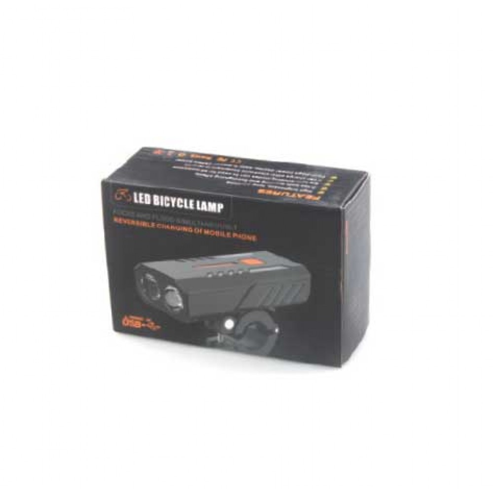 Bicycle Light Pro LED Φακός Ποδηλάτου Και Power Bank, 300lm IP63 - Cubalux