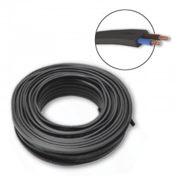 Καλώδιο Γιρλάντας Μαύρο 2x1,50 - UNIVERSE