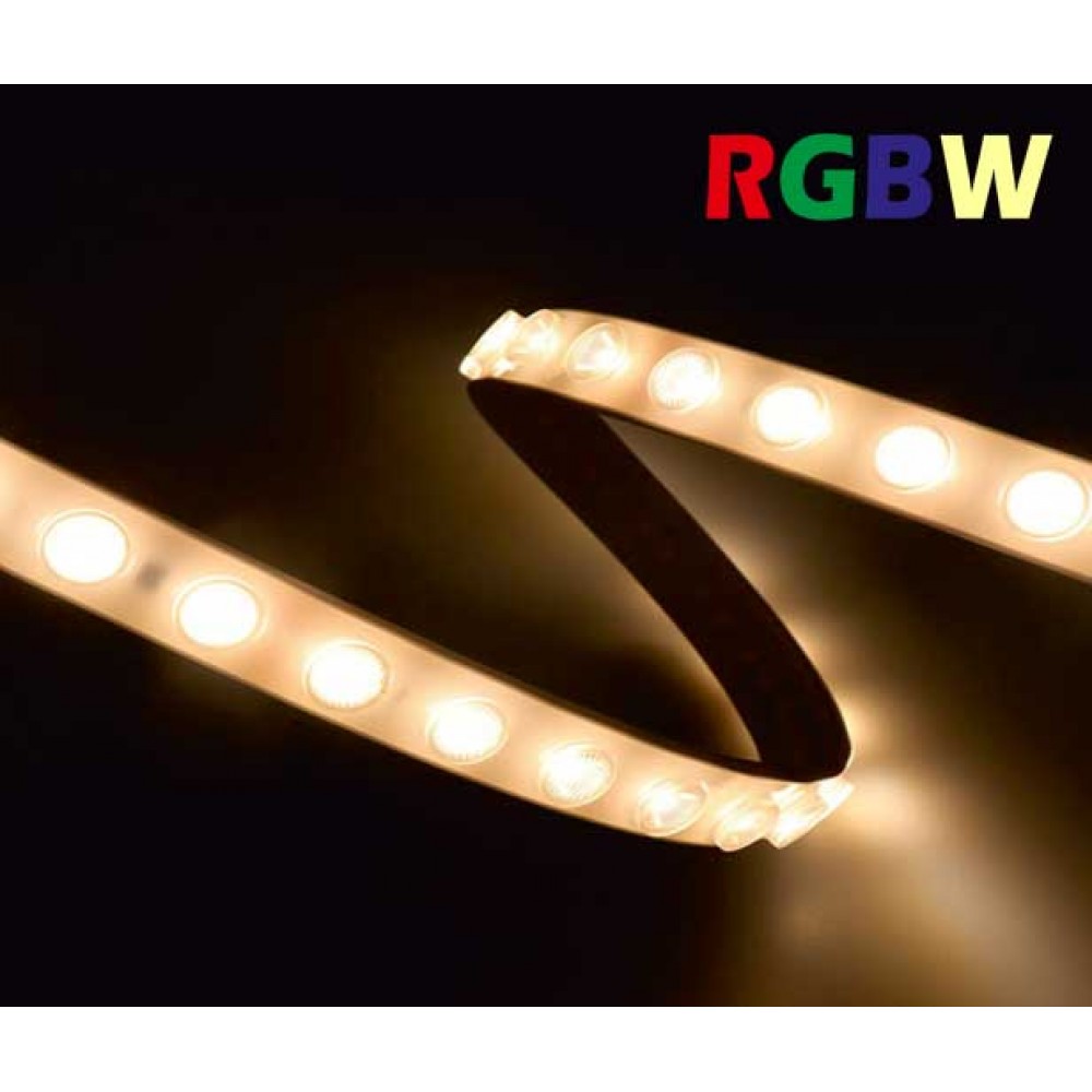 LED Ταινία Wall Washer 16W 24V IP67, 20x45 Μοίρες Φωτισμού, RGBW - 1 Μέτρο - CUBALUX