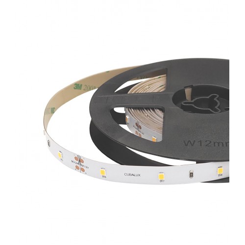 Ταινία Led JAZZ 12V 7,2 Watt IP65 SAMSUNG Chip Θερμό λευκό 3000K - 5 μέτρα - CUBALUX