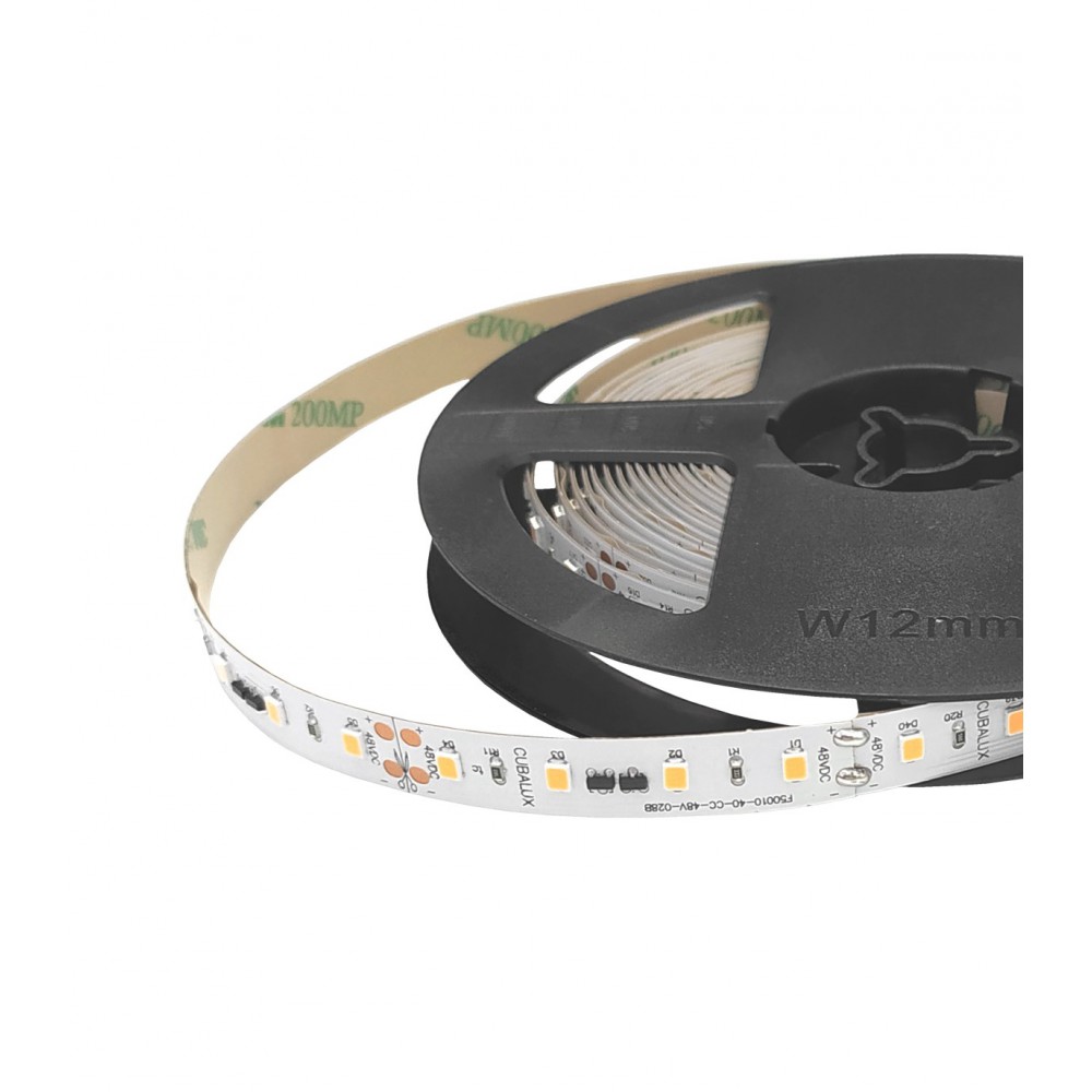 Ταινία Led JAZZ 48V 6 Watt IP20 CRI90 - SAMSUNG Chip Θερμό λευκό 3000K - 5 μέτρα - Συνεχόμενης λειτουργίας έως 50 μέτρα - CUBALUX