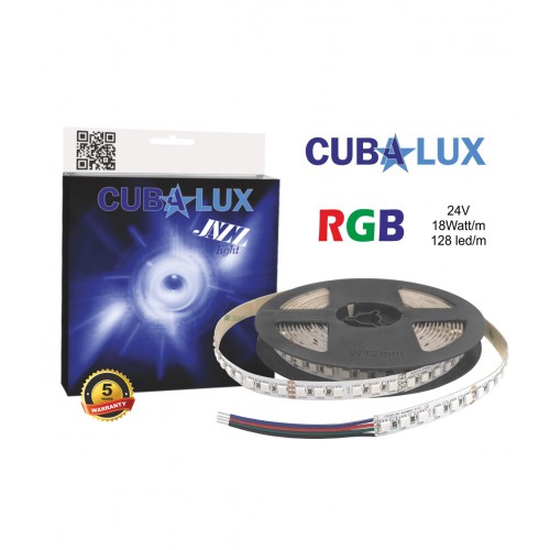 Ταινία Led JAZZ RGB 24V 18 Watt IP20 - 5 μέτρα - CUBALUX