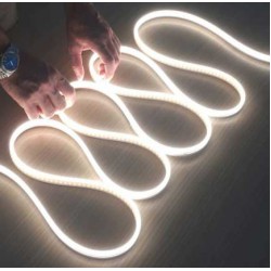 Neon Flex Πλαγίου Φωτισμού 6x13 12 Watt/m 24V IP67 2700K Θερμό Λευκό - 5 Μέτρα - Cubalux