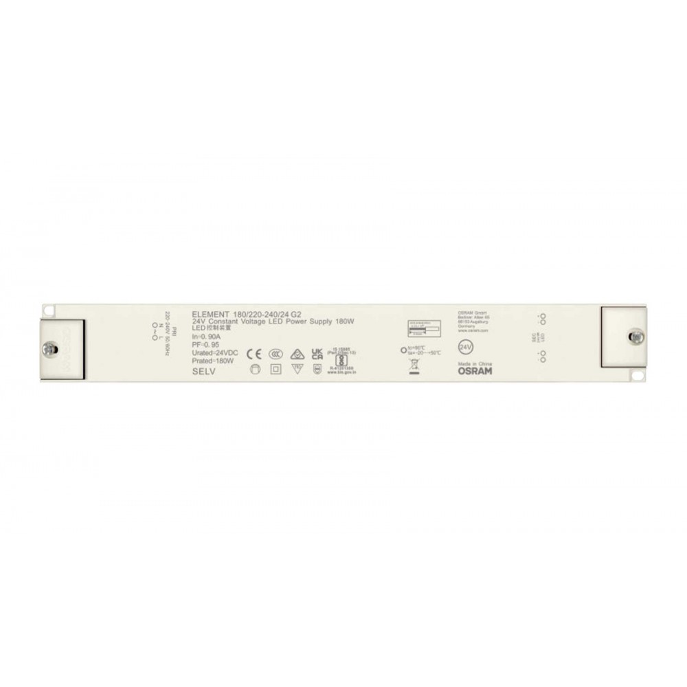 LED DRIVER ΣΤΑΘΕΡΗΣ ΤΑΣΗΣ OSRAM ELEMENT 180Watt 24Vdc IP20