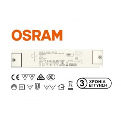 LED DRIVER ΣΤΑΘΕΡΗΣ ΤΑΣΗΣ OSRAM ELEMENT 60Watt 24Vdc IP20