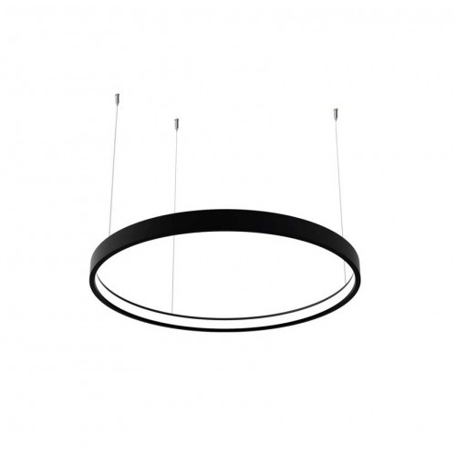 ΚΥΚΛΟΣ ΑΛΟΥΜΙΝΙΟΥ 600MM ΜΕ ΚΑΛΥΜΜΑ ΟΠΑΛ - ΦΩΤΙΣΜΟΣ ΕΣΩΤΕΡΙΚΑ - ΜΑΥΡΟ - Cubalux