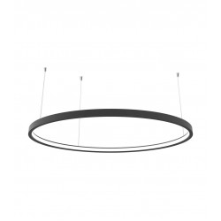 ΚΥΚΛΟΣ ΑΛΟΥΜΙΝΙΟΥ 1200MM ΜΕ ΚΑΛΥΜΜΑ ΟΠΑΛ - ΦΩΤΙΣΜΟΣ ΕΣΩΤΕΡΙΚΑ - ΜΑΥΡΟ- Cubalux