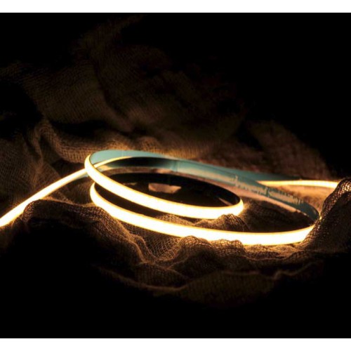 LED COB Ταινία SLIM LINE 6W 24V IP20 CRI 90 Ψυχρό Λευκό 6500K - 5 Μέτρα  - CUBALUX