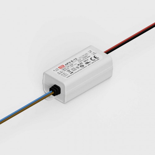 MEAN WELL APV SERIES ― Σταθερής Τάσης 8 Watt 24 Vdc IP42