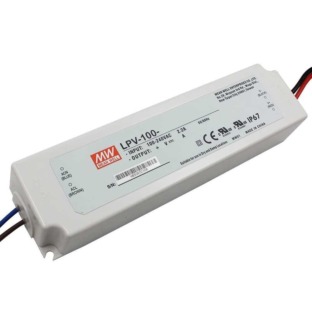 MEAN WELL LPV SERIES ― Σταθερής Τάσης 100 Watt 12 Vdc IP67
