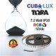 Ταινία Led Αυτοκόλλητη 7.2W 12V IP20 RGB TΩRA 5 μέτρα CUBALUX