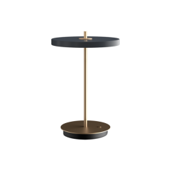 LED Πορτατίφ Μπαταρίας Επαναφορτιζόμενο Asteria Move Anthracite Grey Dimmable by UMAGE