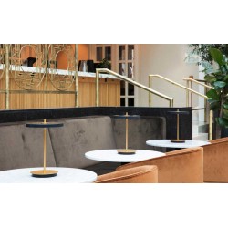 LED Πορτατίφ Μπαταρίας Επαναφορτιζόμενο Asteria Move Black Dimmable by UMAGE