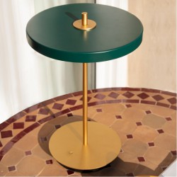 LED Πορτατίφ Μπαταρίας Επαναφορτιζόμενο Asteria Move Forest Green Dimmable by UMAGE