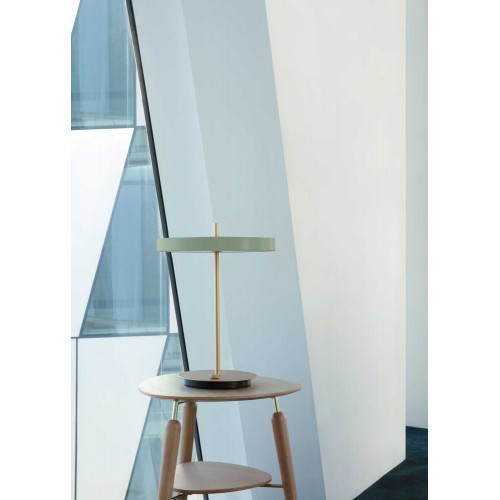 LED Πορτατίφ Μπαταρίας Επαναφορτιζόμενο Asteria Move Nuance Olive Dimmable by UMAGE