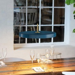 Κρεμαστό Φωτιστικό LED Asteria Petrol 17W G43cm by UMAGE