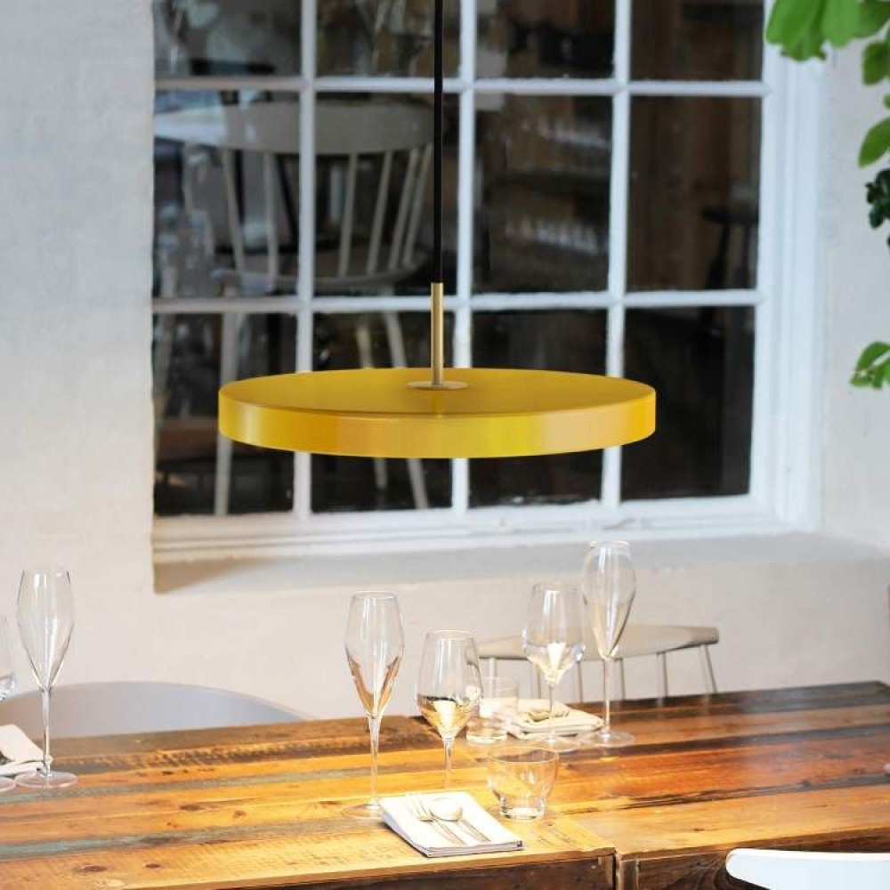 Κρεμαστό Φωτιστικό LED Dimmable Asteria Saffron Yellow Medium G43cm by UMAGE