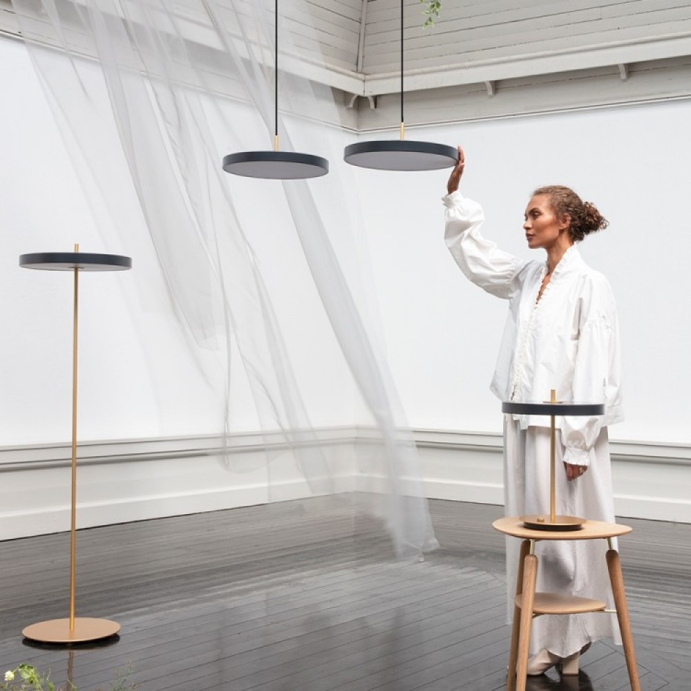 Κρεμαστό Φωτιστικό LED Dimmable Asteria Black Medium G43cm by UMAGE