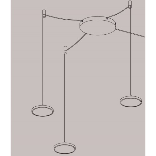 Ροζέτα Για Τα Φωτιστικά Asteria Micro Cluster 3 by UMAGE