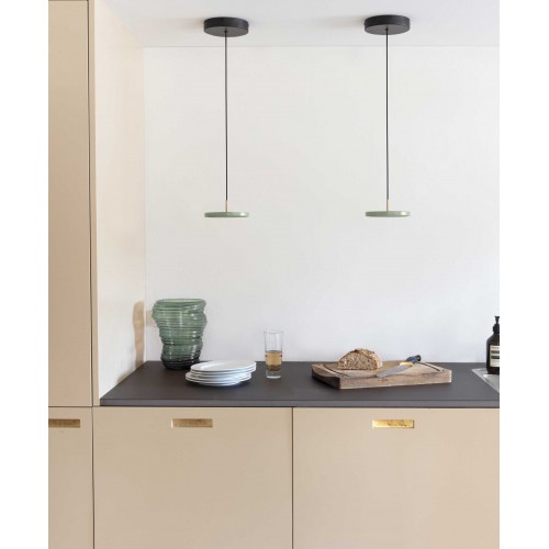 Κρεμαστό Φωτιστικό LED Asteria Micro Nuance Olive 12W Φ15cm Dimmable by UMAGE