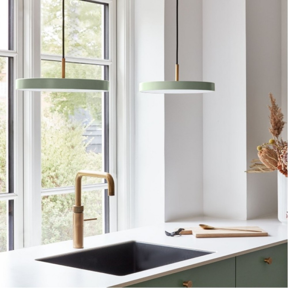 Κρεμαστό Φωτιστικό LED Asteria Mini Nuance Olive 14W Φ31cm Dimmable by UMAGE