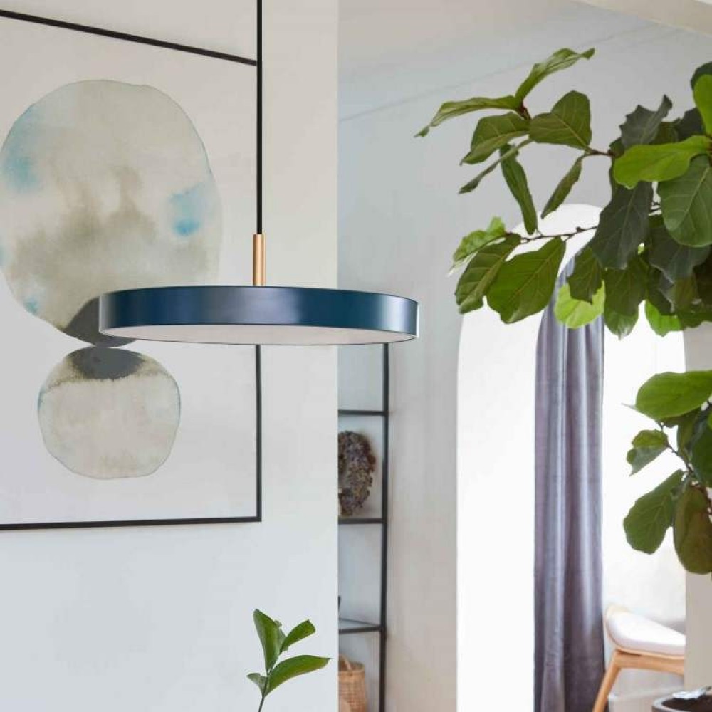 Κρεμαστό Φωτιστικό LED Asteria Mini Petrol Blue 14W Φ31cm Dimmable by UMAGE