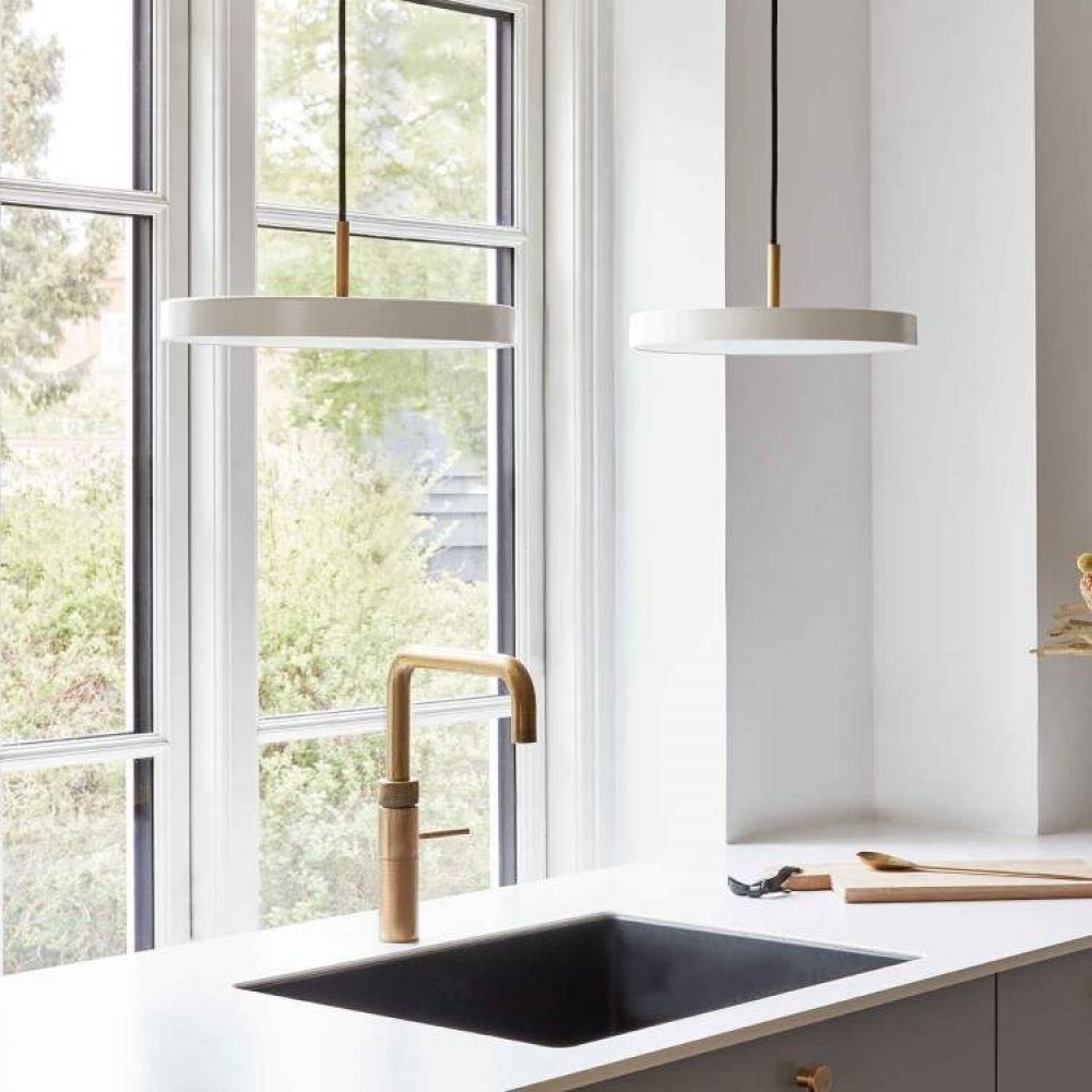 Κρεμαστό Φωτιστικό LED Asteria Mini Pearl White 14W Φ31cm Dimmable by UMAGE