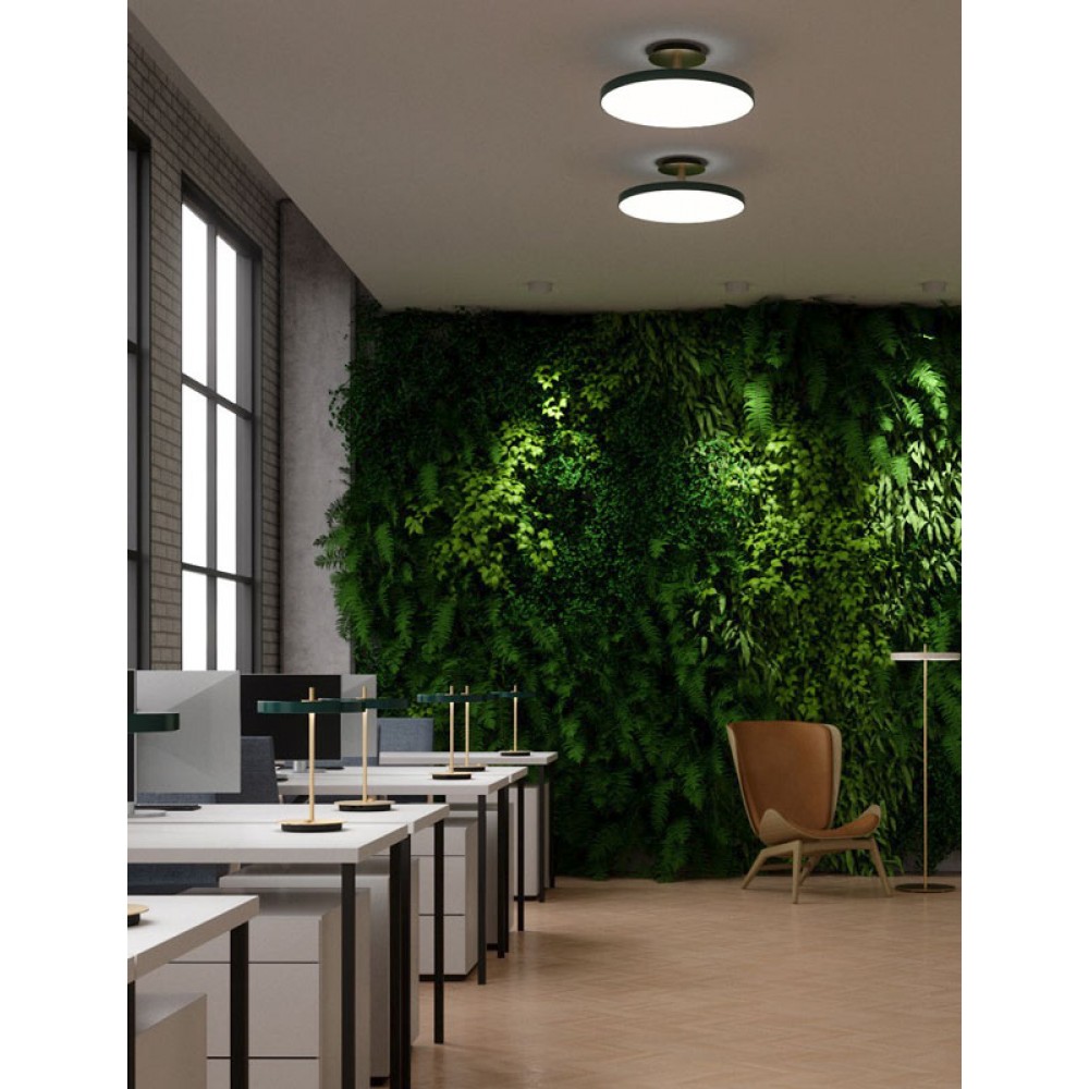 Φωτιστικό Οροφής LED Asteria Up Anthracite Grey 37W Φ60cm Dimmable by UMAGE