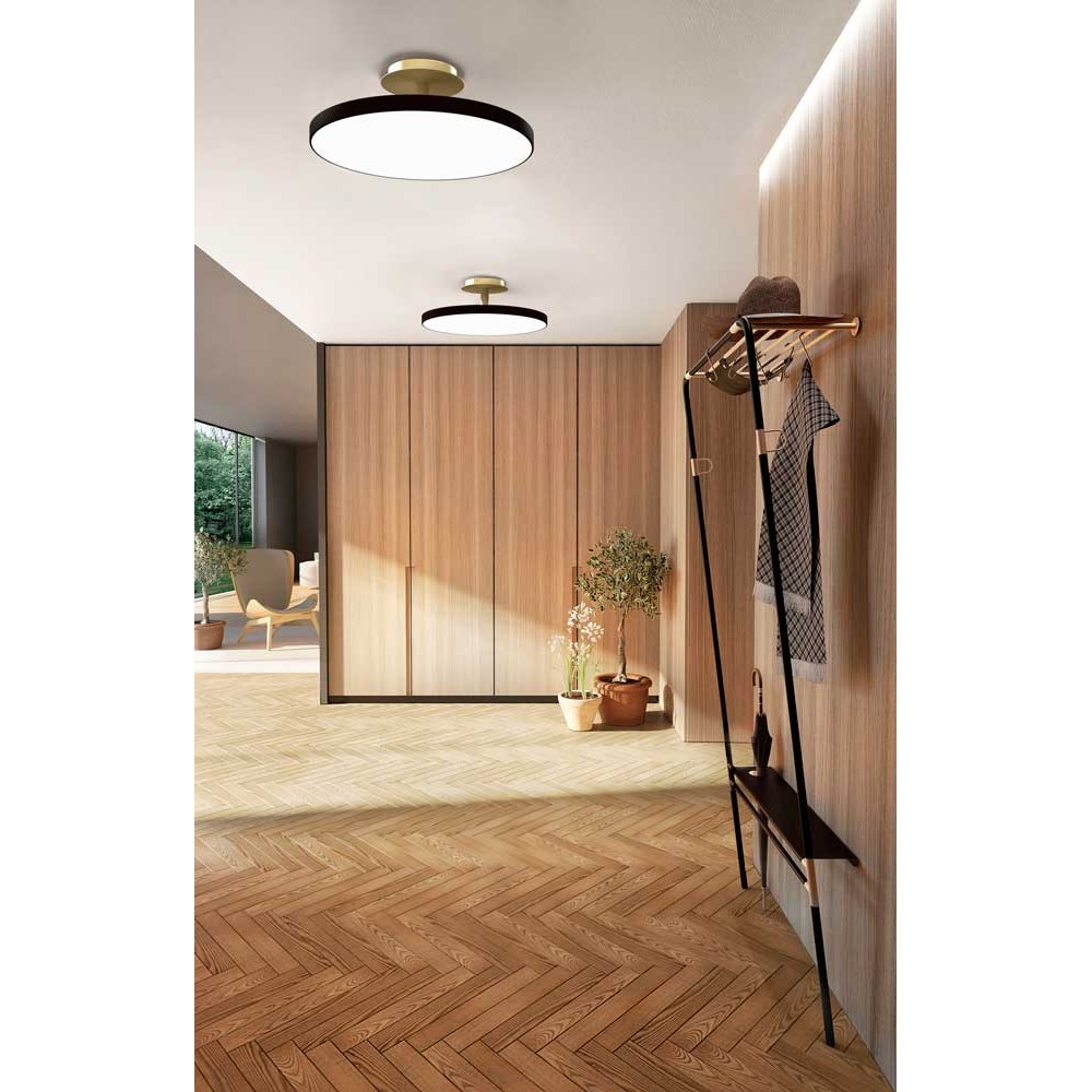 Φωτιστικό Οροφής LED Asteria Up Large Black 37W Φ60cm Dimmable by UMAGE