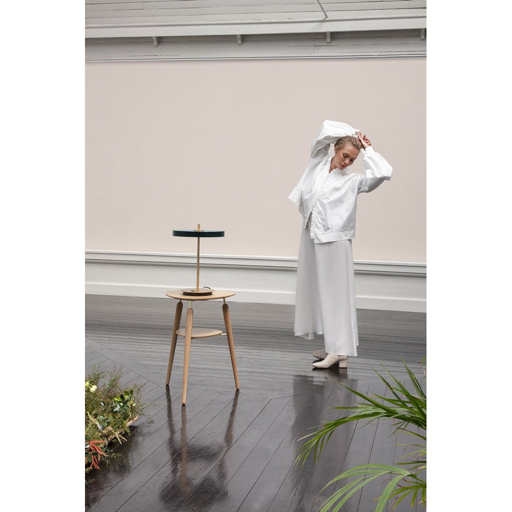 LED Πορτατίφ Asteria Table Forest Green 13W Φ31cm Dimmable by UMAGE