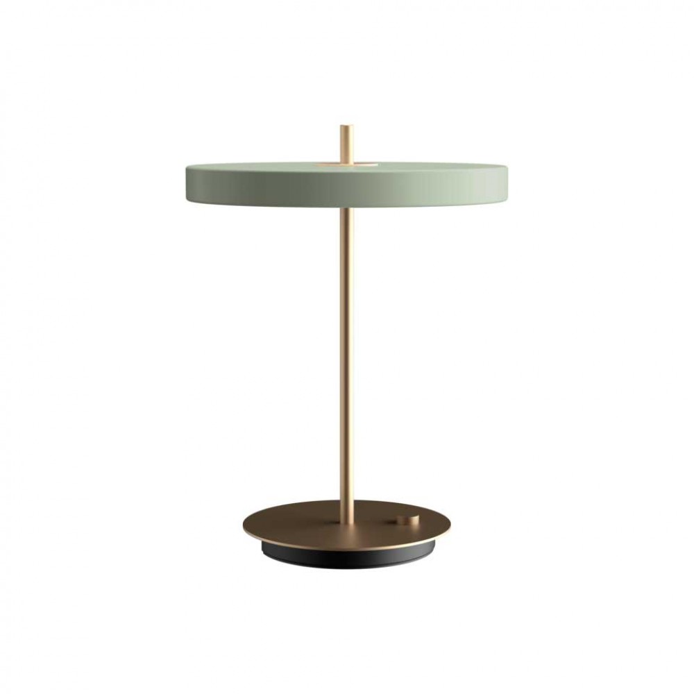 LED Πορτατίφ Asteria Table Νuance Olive 13W Φ31cm Dimmable by UMAGE
