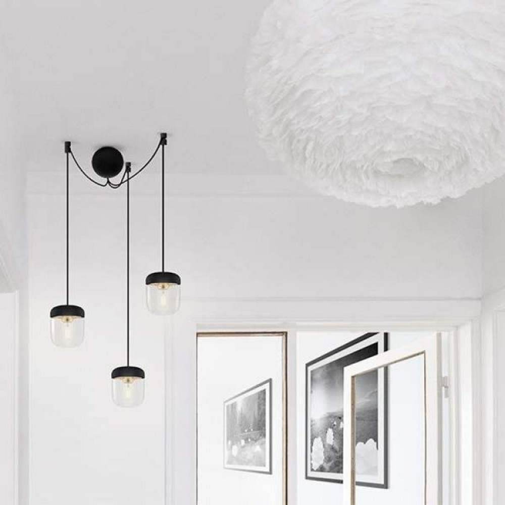 Ροζέτα Σιλικόνης Μαύρη Στρογγυλή Cannonball Cluster 3 by UMAGE