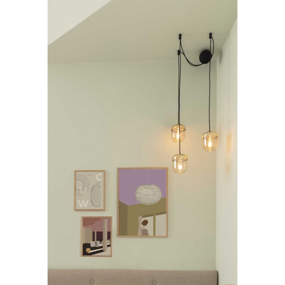 Ροζέτα Σιλικόνης Μαύρη Στρογγυλή Cannonball Cluster 3 by UMAGE