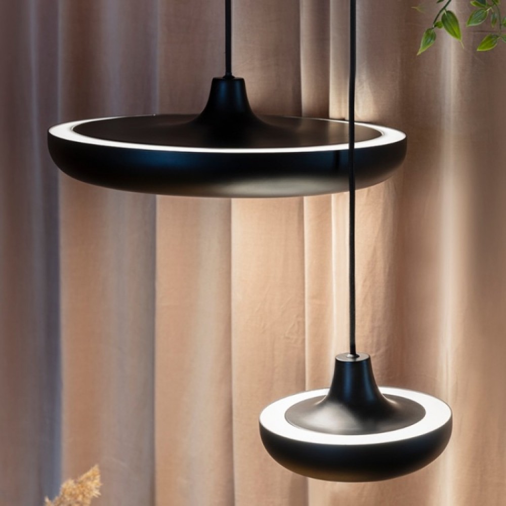 Κρεμαστό Φωτιστικό Cassini LED Medium 14W Μαύρο - UMAGE