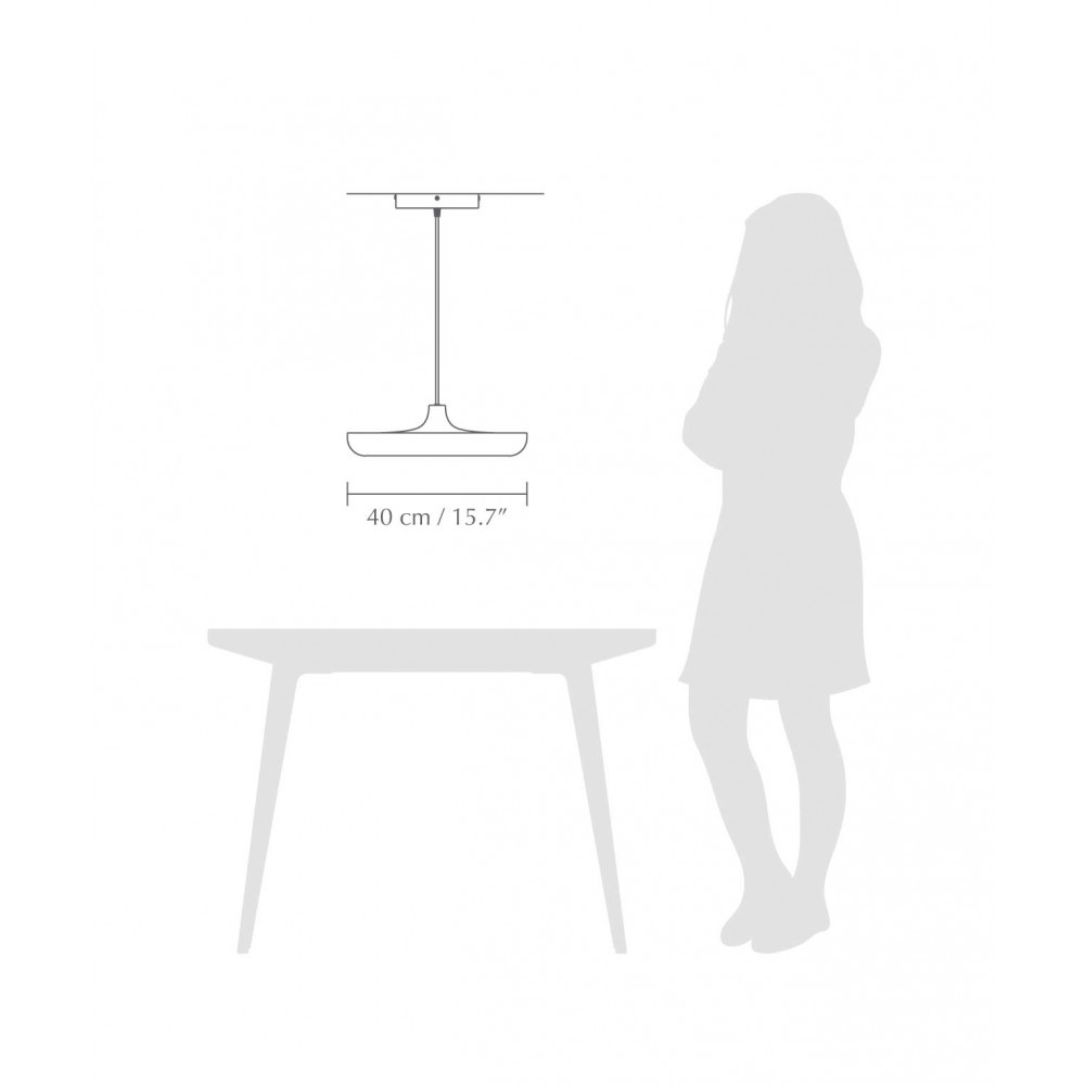 Κρεμαστό Φωτιστικό Cassini LED Medium 14W Λευκό - UMAGE