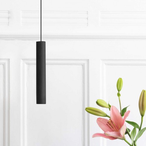 LED Κρεμαστό Φωτιστικό Από Ξύλο Δρυς Μαύρο - Black OAK 2W Chimes by UMAGE