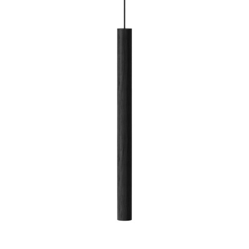 LED Κρεμαστό Φωτιστικό Από Ξύλο Δρυς Μαύρο - Black OAK 4W Chimes Tall by UMAGE