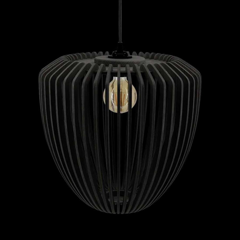 Καπέλο Φωτιστικών Από Ξύλο - Μαύρο Δρυς - Clava Wood by UMAGE