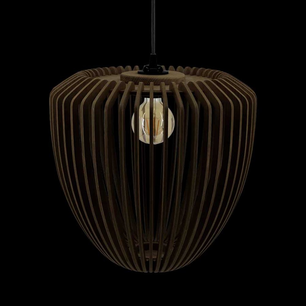 Καπέλο Φωτιστικών Από Ξύλο - Σκούρο Δρυς - Clava Wood by UMAGE