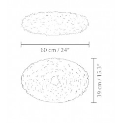 Φωτιστικό Πούπουλο Eos Esther Medium Καφέ by UMAGE