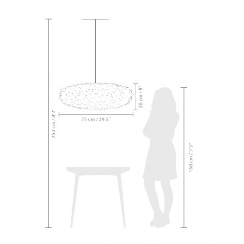 Φωτιστικό Πούπουλο Eos Esther Large Λευκό by UMAGE