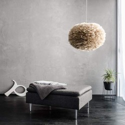 Φωτιστικό με Πούπουλο EOS Large Μπεζ Φ65 by UMAGE