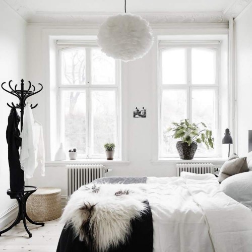 Φωτιστικό με Πούπουλο EOS Λευκό Medium Φ45 by UMAGE