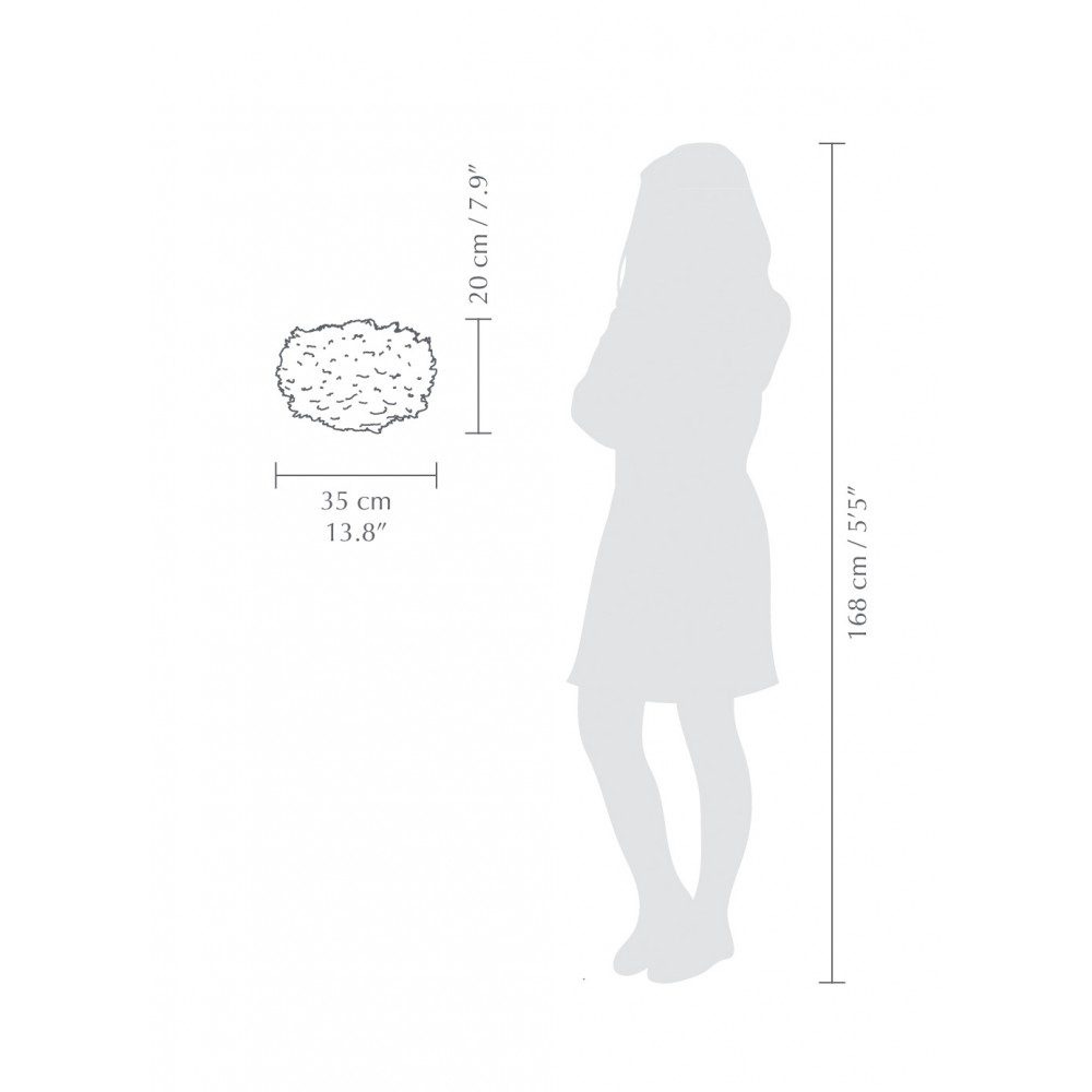 Φωτιστικό με Πούπουλο EOS Mini Γαλάζιο Φ35 by UMAGE