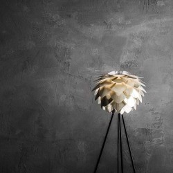 Κουκουνάρα Silvia Mini Brushed Brass Φ32 by UMAGE