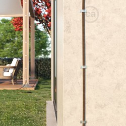 Στήριξη Τύπου Ωμέγα Τοίχου για Γιρλάντα Creative Cables Italy - Σετ 10 τμχ 