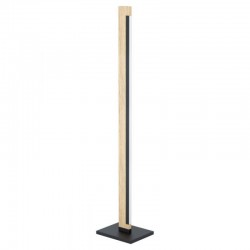 LED Επιδαπέδιο Φωτιστικό Σε Μαύρο Και Δρύινα Χρώματα 22W - CAMACHO Eglo