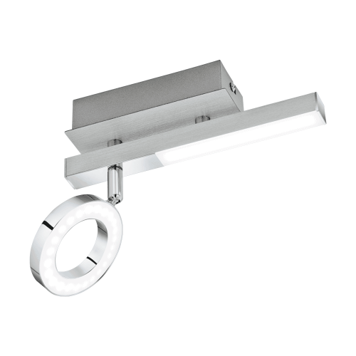 LED Σποτ Αλουμινίου Με Δύο Πηγές Φωτός 1x3.2W - 1x2.2W CARDILLIO 1 Eglo